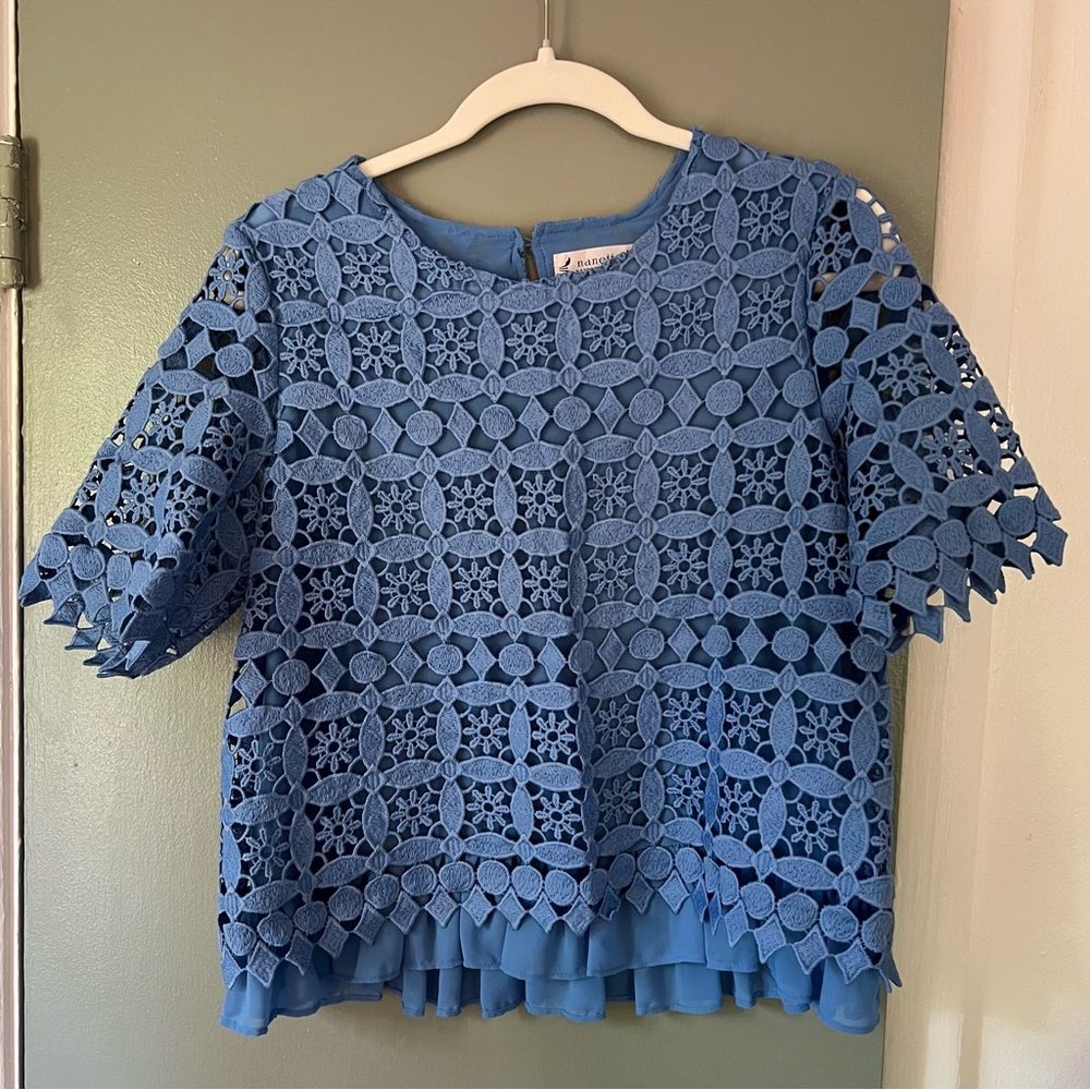 Nanette Lepore Blue Top